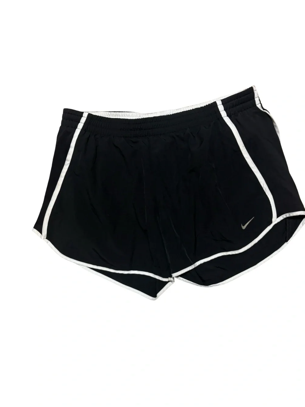 Nike Dri Fit Black Women's Flowy Loose Fit Athletic Running Training Shorts Med